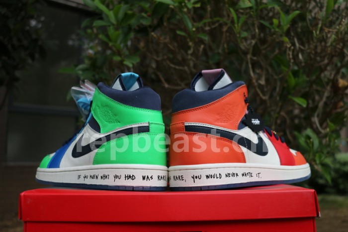 Authentic Melody Ehsani x Air Jordan 1 Mid  “Fearless” Women Shoes