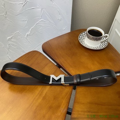 Super Perfect Quality MontBlanc Belts(100% Genuine Leather,steel Buckle)-034