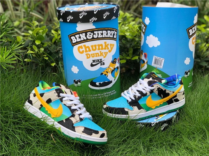 Authentic Ben & Jerry's x Nike SB Dunk Low Pro QS(with Original Boxes)