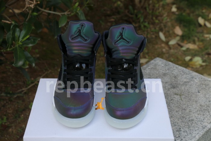 Authentic Air Jordan 5 WMNS “Oil Grey”