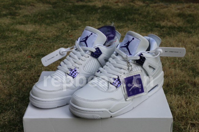 Authentic Air Jordan 4 “Purple Metallic”