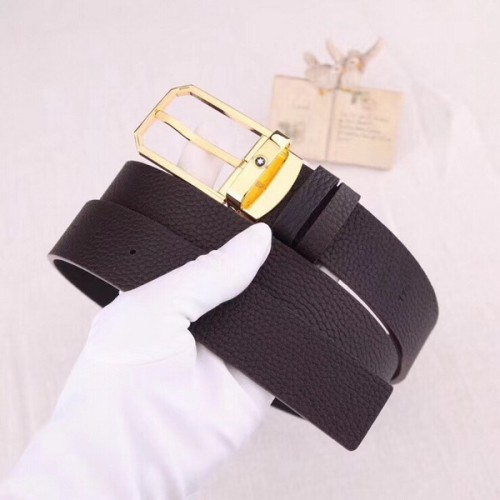 Super Perfect Quality MontBlanc Belts(100% Genuine Leather,steel Buckle)-010