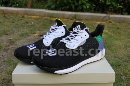 Authentic Pharrell Williams x AD Solar Hu Glide Black