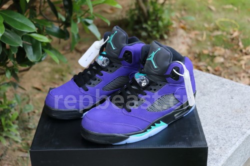 Authentic  Air Jordan 5 “Alternate Grape”