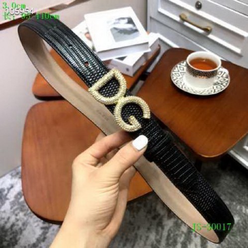 Super Perfect Quality DG Belts(100% Genuine Leather,steel Buckle)-020