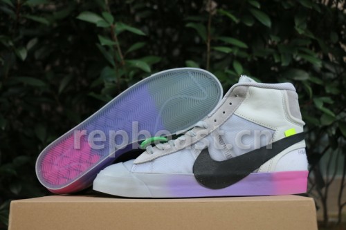 Authentic OFF-WHITE x Nike Blazer Studio Mid GS