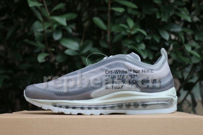 Authentic Off-White x Nike Air Max 97 Grey