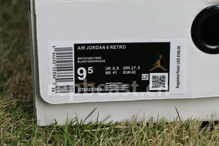 Authentic Air Jordan 6 “Hare”