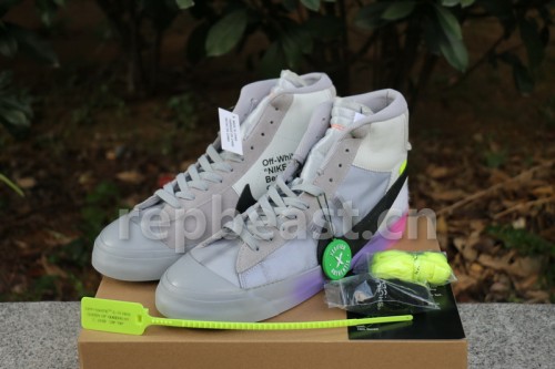 Authentic OFF-WHITE x Nike Blazer Studio Mid