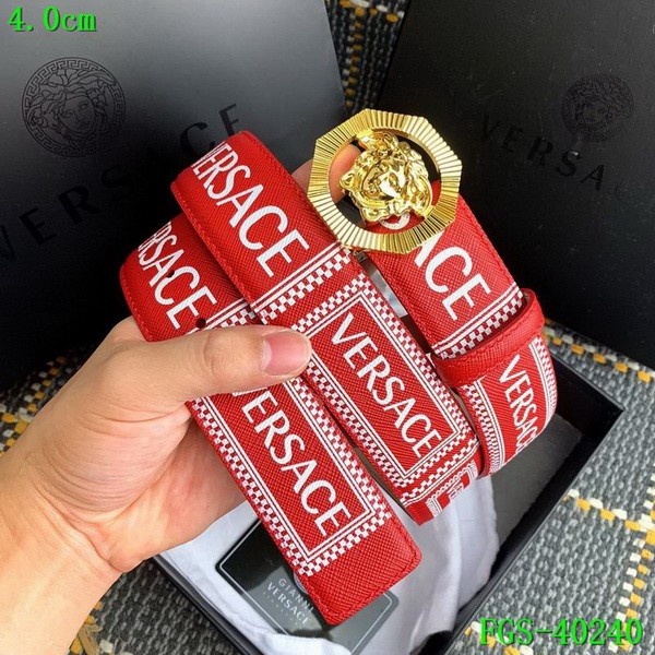 Super Perfect Quality Versace Belts(100% Genuine Leather,Steel Buckle)-125
