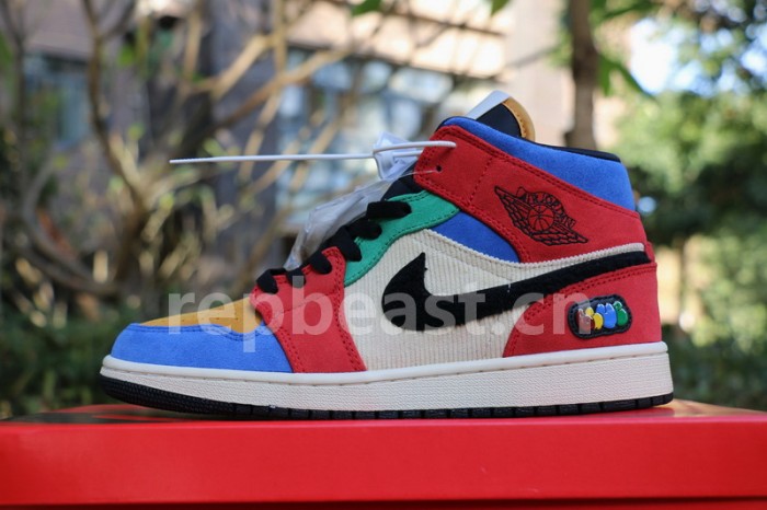 Authentic Blue The Great x Air Jordan 1 Mid “Fearless”