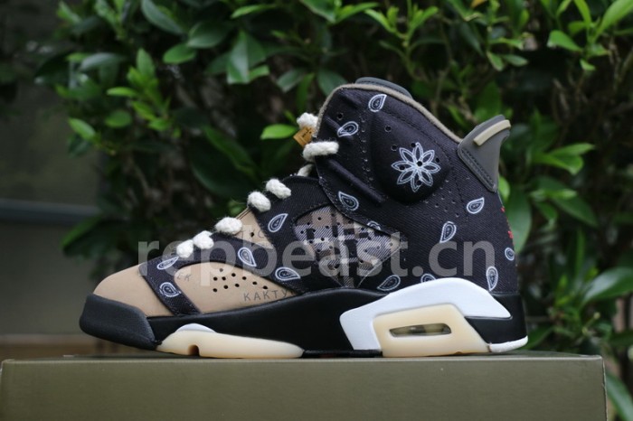 Authentic Travis Scott x Air Jordan 6 Custom made