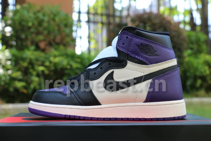 Authentic Air Jordan 1 “Court Purple”GS