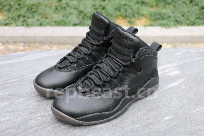 Authentic Air Jordan 10 “OVO” Black