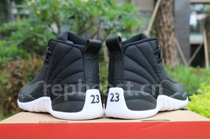 Authentic Air Jordan 12 “Black Nylon”