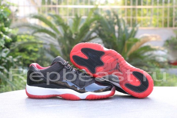 Authentic Air Jordan 11 Low Bred 2015 GS