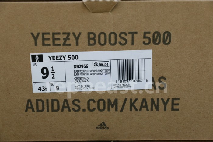 Authentic AD Yeezy 500 “Super Moon Yellow”
