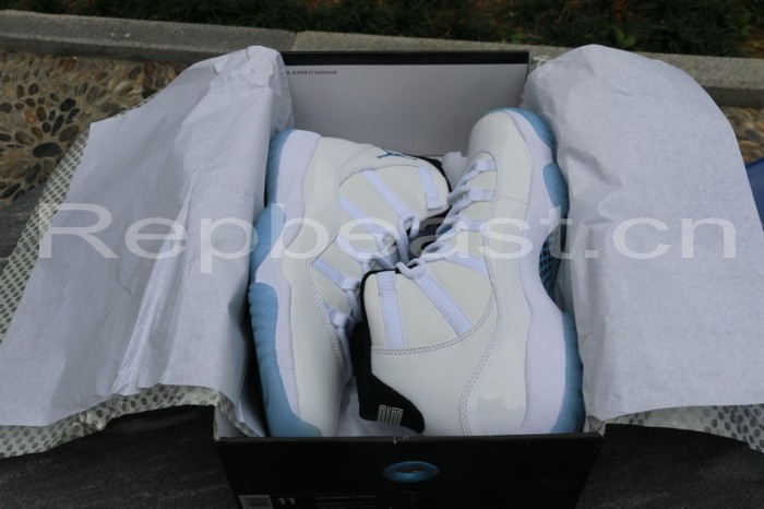 Authentic Air Jordan 11 “Legend Blue” Final Version