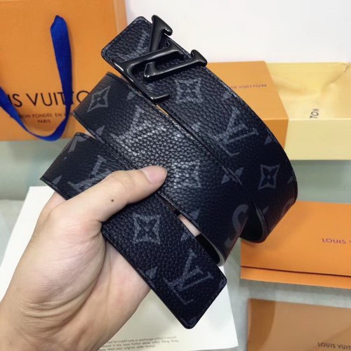 Super Perfect Quality LV Belts(100% Genuine Leather Steel Buckle)-1197