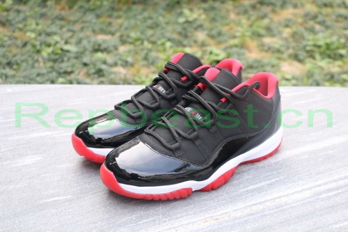 Authentic Air Jordan 11 Low “Bred” 2015 Fixed Version