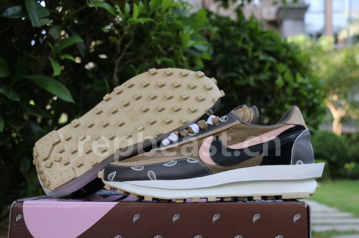 Authentic Travis Scott xSacai x Nike LDV Waffle Women Shoes