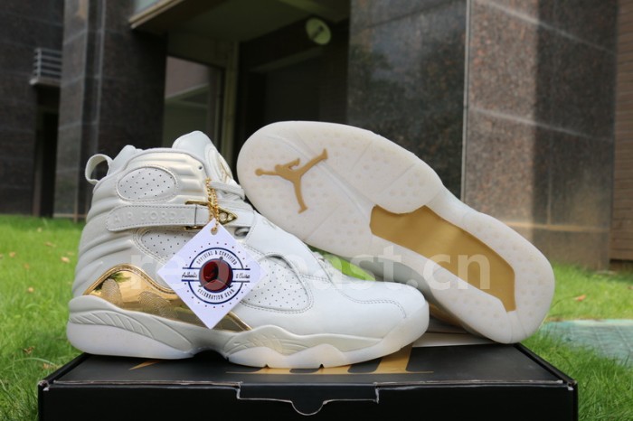 Authentic Air Jordan 8 “Champagne”