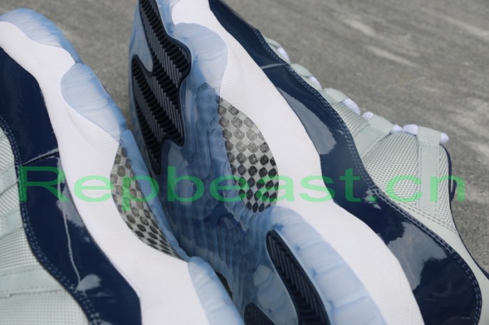 Authentic Air Jordan 11 Low “Georgetown” 2015 Fixed Version