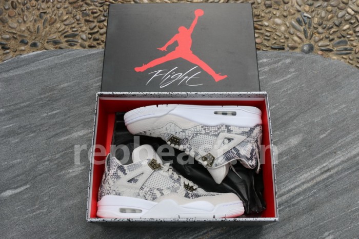 Authentic Air Jordan 4 Premium “Snakeskin”