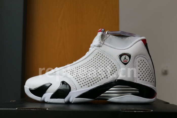 Authentic Supreme x Air Jordan 14 White