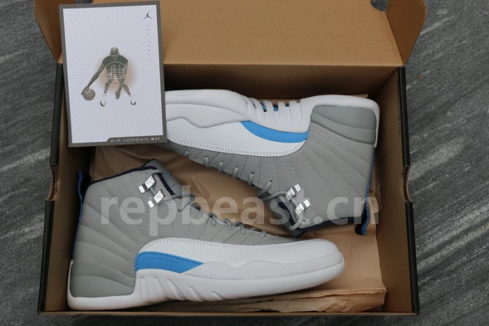 Authentic Air Jordan 12 Wolf Grey