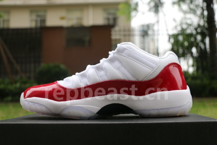 Authentic Air Jordan 11 Low Varsity Red GS