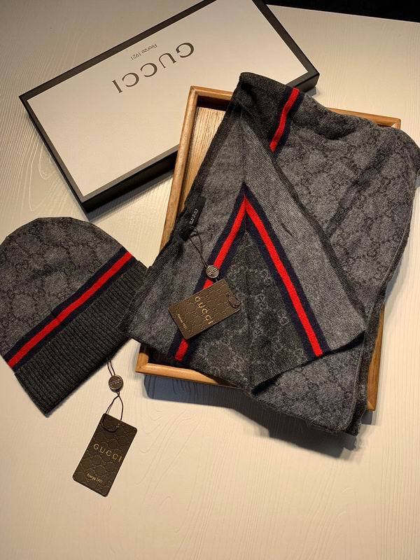 G Wool Cap Scarf AAA-179