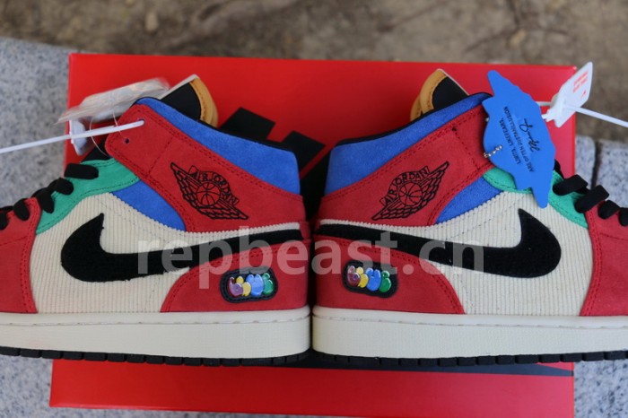 Authentic Blue The Great x Air Jordan 1 Mid “Fearless”