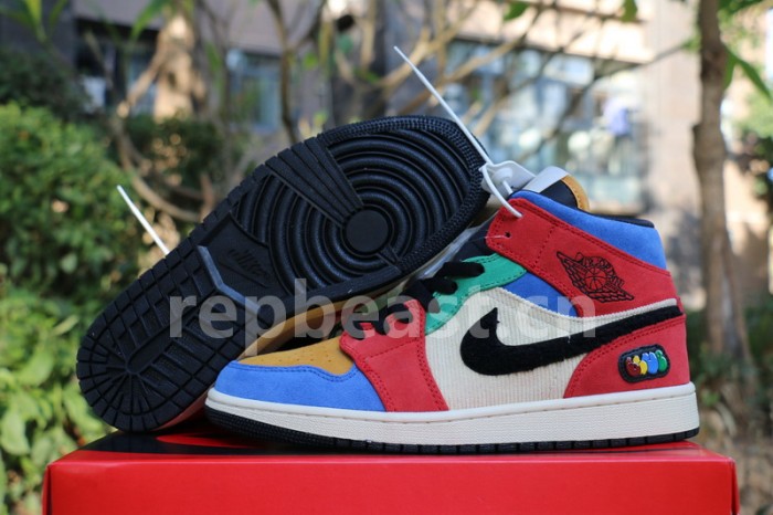 Authentic Blue The Great x Air Jordan 1 Mid “Fearless”