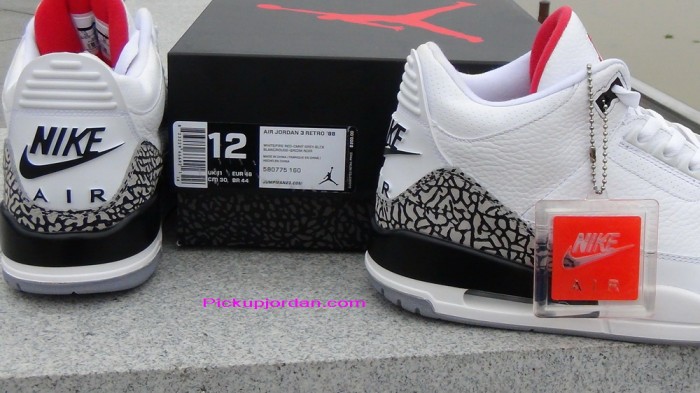 Authentic Air Jordan 3'88 “White Cement”