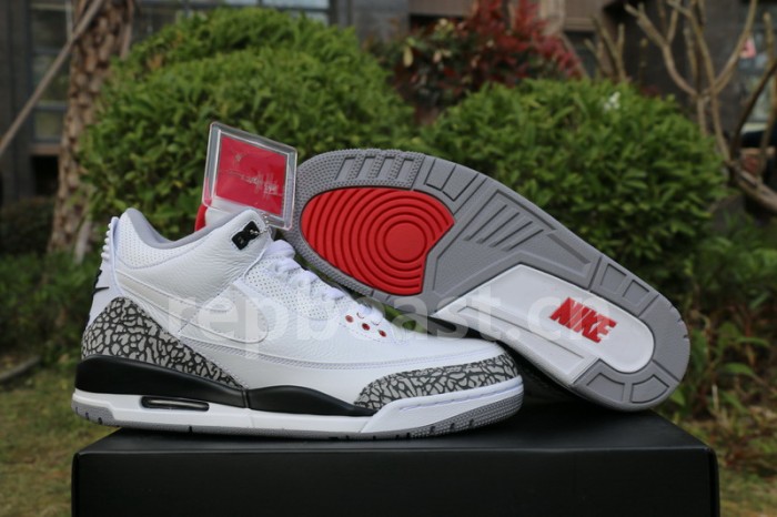 Authentic Air Jordan 3 JTH NRG Fire Red