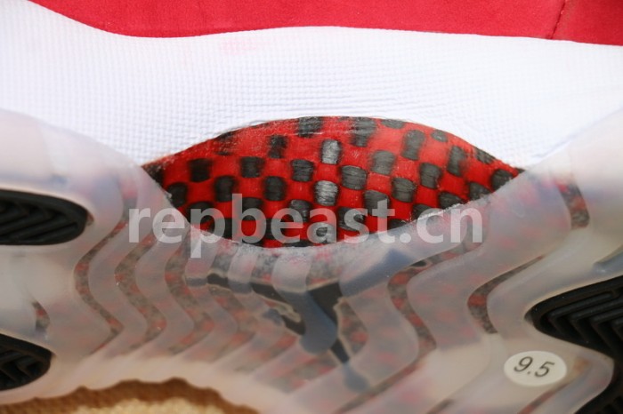 Authentic Air Jordan 11 Chinese New Year Red Custom Made