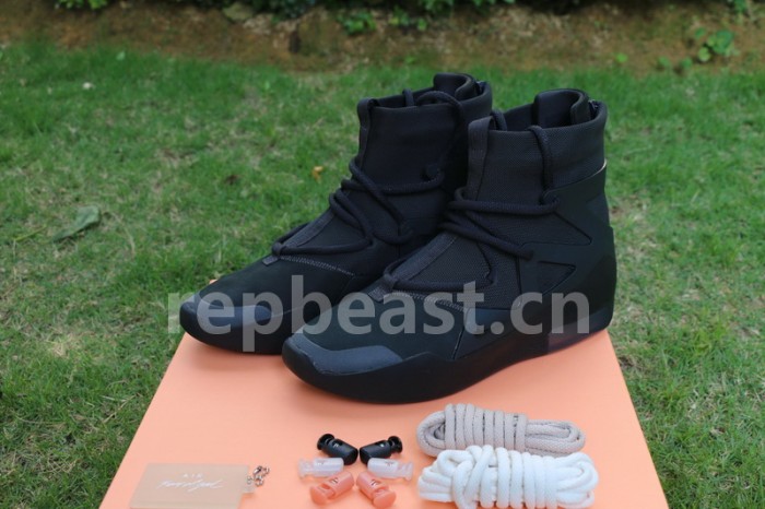 Authentic Nike Air Fear of God 1 “Triple Black”