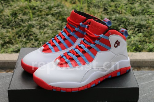 Authentic Air Jordan 10 “Chicago Flag”