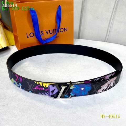 Super Perfect Quality LV Belts(100% Genuine Leather Steel Buckle)-2481