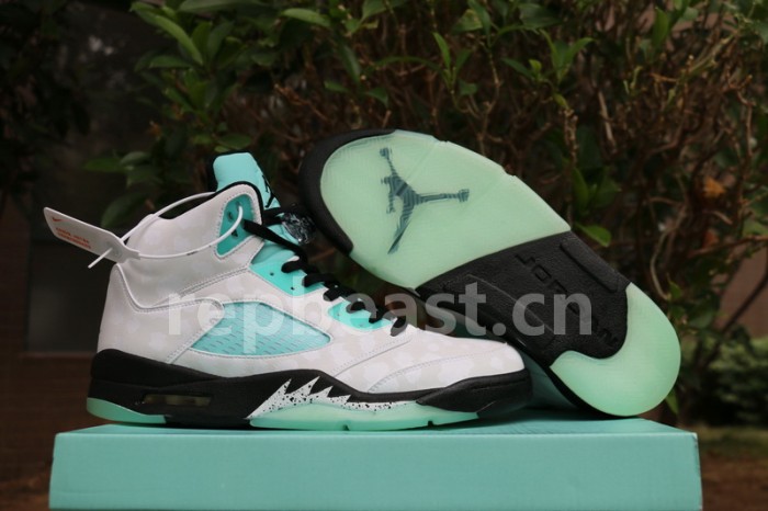 Authentic Air Jordan 5 “Island Green”