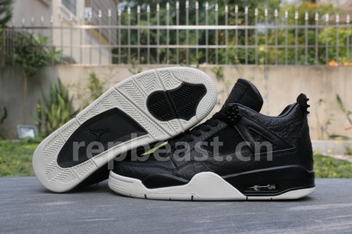 Authentic Air Jordan 4 Premium “Black”