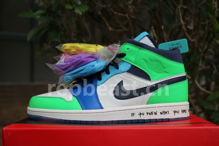 Authentic Melody Ehsani x Air Jordan 1 Mid  “Fearless” Women Shoes