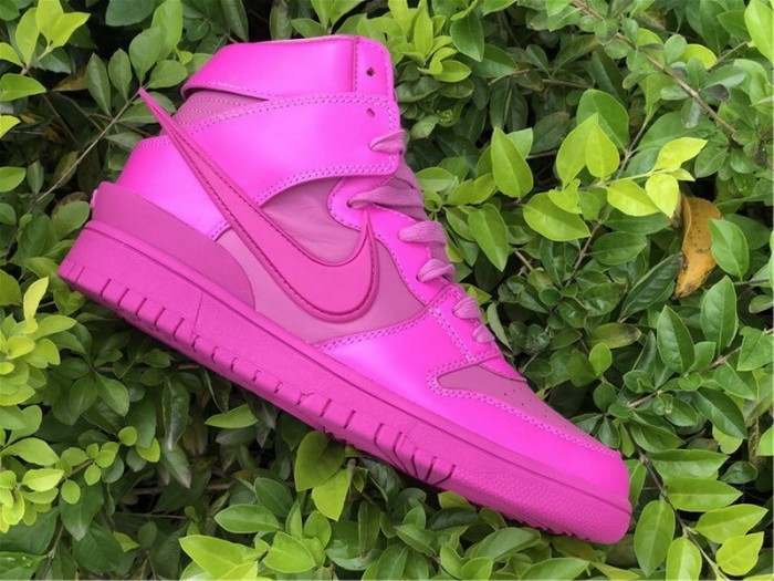 Authentic AMBUSH x Nike Dunk High  Cosmic Fuchsia 