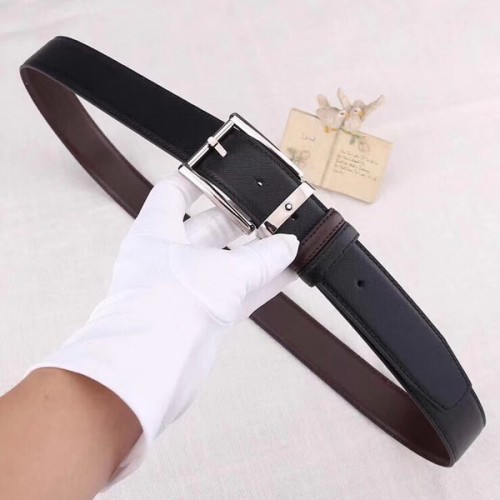 Super Perfect Quality MontBlanc Belts(100% Genuine Leather,steel Buckle)-001