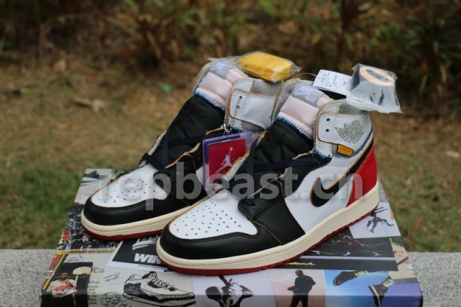 Authentic Union x Air Jordan 1 Retro High OG NRG White Red
