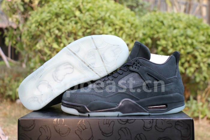 Authentic Kaws x Air Jordan 4 Black