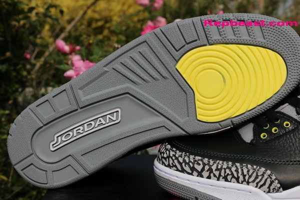 Authentic Air Jordan 3 Oregon Ducks Black