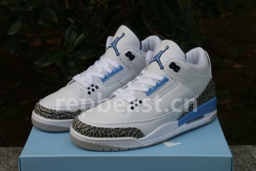 Authentic Air Jordan 3 “UNC” 2020
