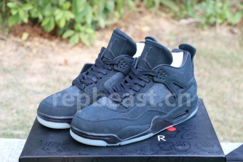 Authentic Kaws x Air Jordan 4 Black